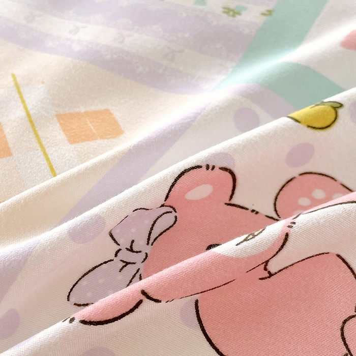 91家纺网 家纺一手货源 找家纺 美宜家 2025新款植物羊绒加厚斜纹磨毛单被套 艾瑞莎