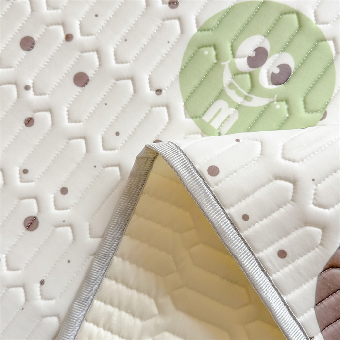 91家纺网 家纺一手货源 找家纺 慕尚家纺 2025新款凉感丝印花乳胶凉席 m豆