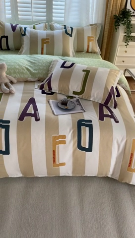 91家纺网 家纺一手货源 找家纺 美宜家 2025新款植物羊绒加厚斜纹磨毛单被套 布莱顿