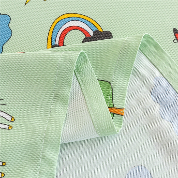 91家纺网 家纺一手货源 找家纺 金泰莱 2025新款印花竹纤维凉席三件套软凉席竹席盖毯子 动物派对