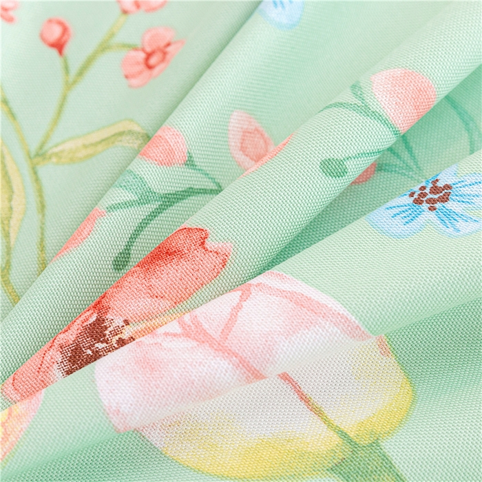 91家纺网 家纺一手货源 找家纺 金泰莱 2025新款印花竹纤维凉席三件套软凉席竹席盖毯子 繁花似锦-绿