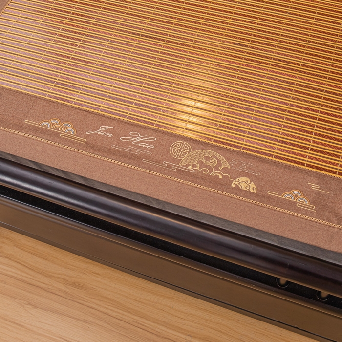 91家纺网 家纺一手货源 找家纺 新月家纺（锦威郎） 2024新款夏季竹席冰藤折叠双面席子 贵妃养生席