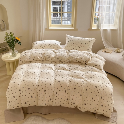 91家纺网 家纺一手货源 找家纺 （总）洋铭区（原狠狠爱）  2024新款皱皱纱四件套