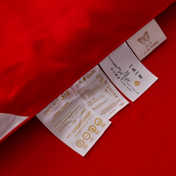 91家纺网 家纺一手货源 找家纺 美伦美 2024新款全棉婚庆刺绣手工订花被芯冬被春秋冬被夏被 喜结连理