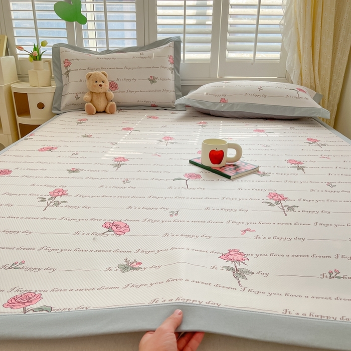 91家纺网 家纺一手货源 找家纺 星座-2025大斜纹复合冰丝凉席 佳吟小晚