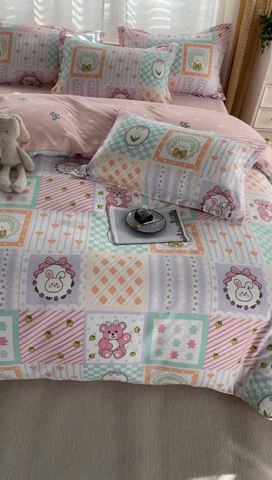 91家纺网 家纺一手货源 找家纺 美宜家 2025新款植物羊绒加厚斜纹磨毛单被套 艾瑞莎