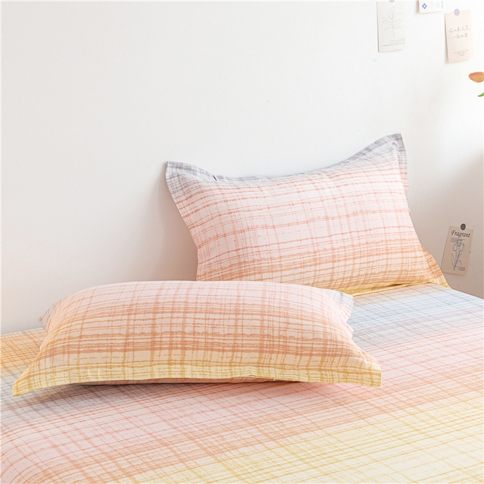 91家纺网 家纺一手货源 找家纺 金泰莱 2025新款印花竹纤维凉席三件套软凉席竹席盖毯子 晴天-桔