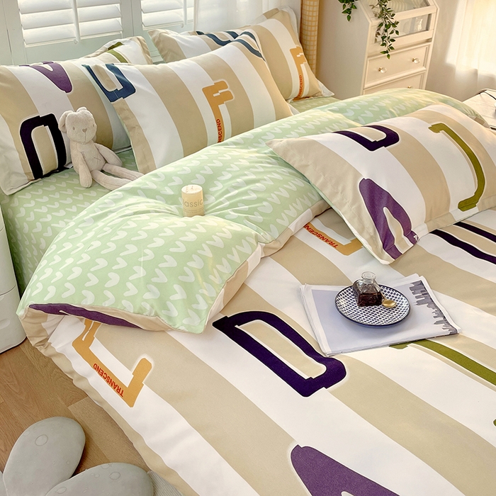 91家纺网 家纺一手货源 找家纺 美宜家 2025新款植物羊绒加厚斜纹磨毛单被套 布莱顿