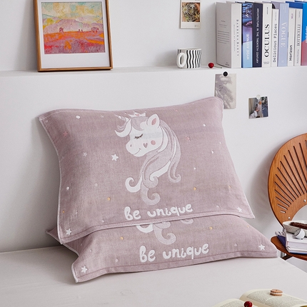 91家纺网 家纺一手货源 找家纺 （总）美宜家 2025新款全棉四层纱布中国风枕巾