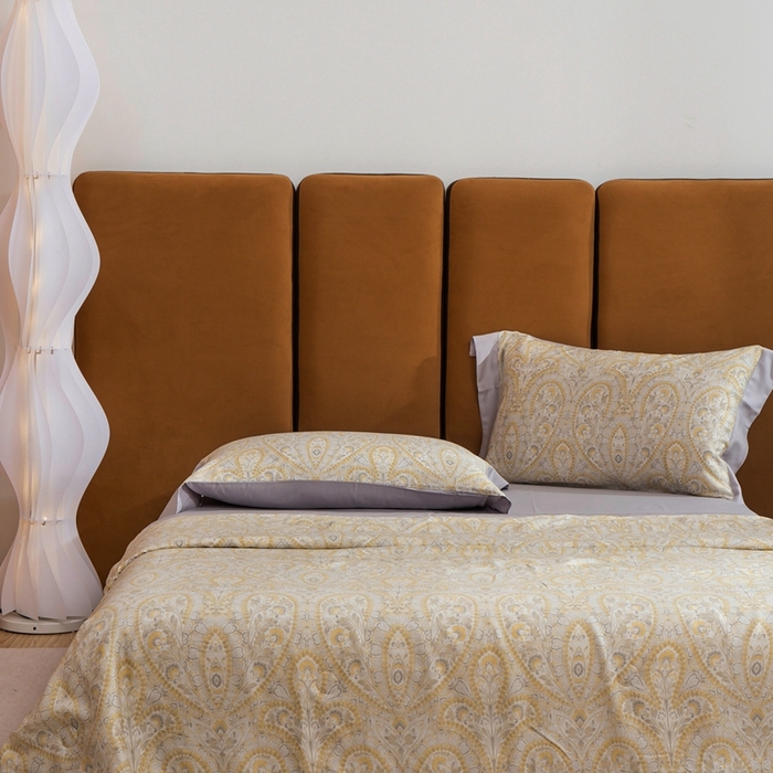 91家纺网 家纺一手货源 找家纺 黛舒家居 2024新款莱赛尔天丝大豆夏被四件套 繁花