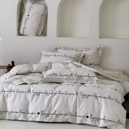 91家纺网 家纺一手货源 找家纺 2025直播爆款13376铂金棉全棉四件套-棚拍系-时尚韵律