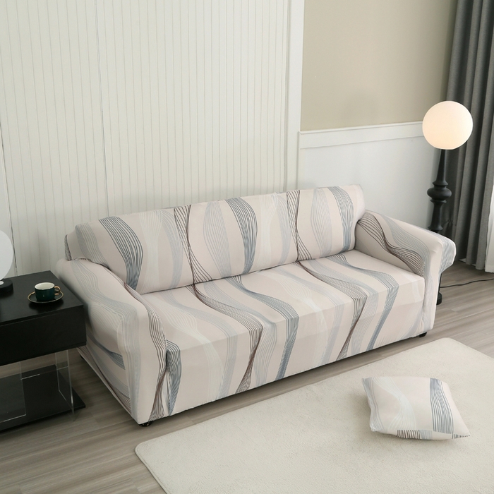 91家纺网 家纺一手货源 找家纺 兴妮雅家纺 2024新款沙发套-三人 幸运旋律