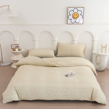 91家纺网 家纺一手货源 找家纺 （总）恋尚羽家纺 2025新款A类母婴级印花全棉针织棉四件套