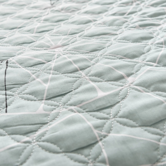 91家纺网 家纺一手货源 找家纺 优乐家纺 2025新款纯棉床盖三件套/单件 淑女格