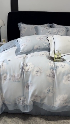 91家纺网 家纺一手货源 找家纺 （总）时亿家居 2024新款兰精天丝四件套