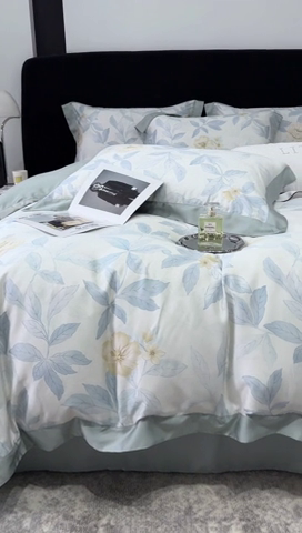 91家纺网 家纺一手货源 找家纺 （总）时亿家居 2024新款兰精天丝四件套