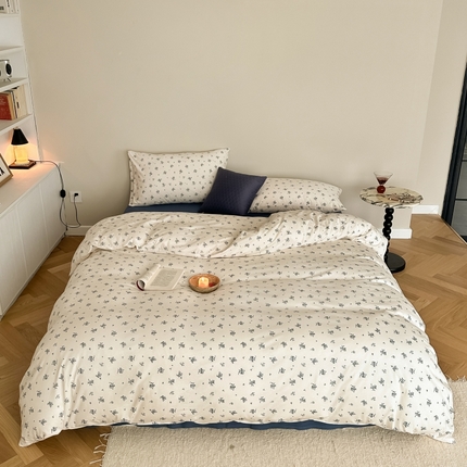 91家纺网 家纺一手货源 找家纺 （总）恋尚羽家纺 2025新款A类母婴级印花全棉针织棉四件套