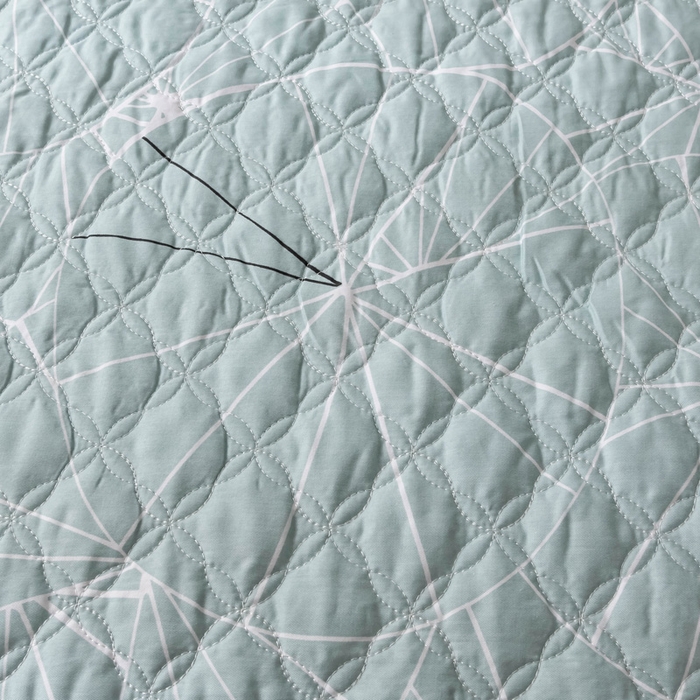 91家纺网 家纺一手货源 找家纺 优乐家纺 2025新款纯棉床盖三件套/单件 淑女格