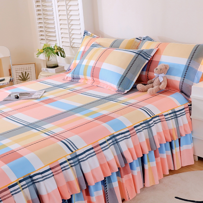 91家纺网 家纺一手货源 找家纺 （总）艾橙 2025新款140克植物羊绒双边单床裙