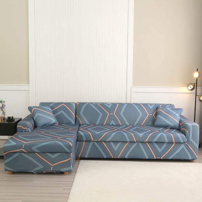 91家纺网 家纺一手货源 找家纺 兴妮雅家纺 2024新款沙发套-贵妃 绿意庄园