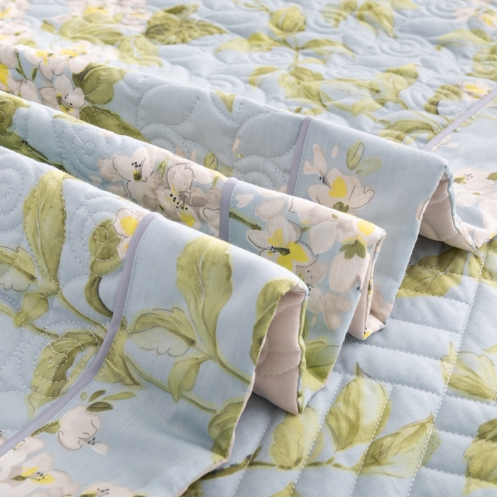 91家纺网 家纺一手货源 找家纺 优乐家纺 2025新款纯棉床盖三件套/单件 蜀绣