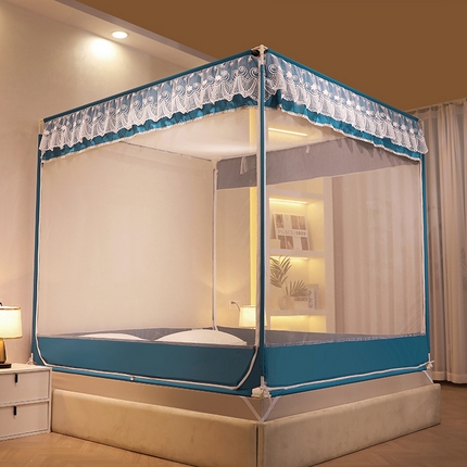 91家纺网 家纺一手货源 找家纺 （总）博诺蚊帐 2024新款全底坐床蚊帐-凤舞系列