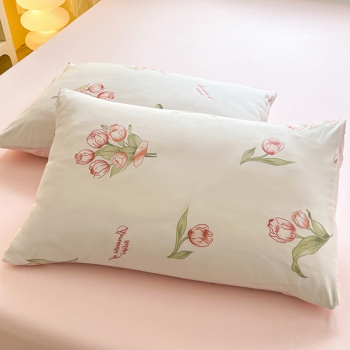 91家纺网 家纺一手货源 找家纺 妖妖家纺 2024新款超柔软糯水洗云朵棉印花四季款四件套 浪漫花开