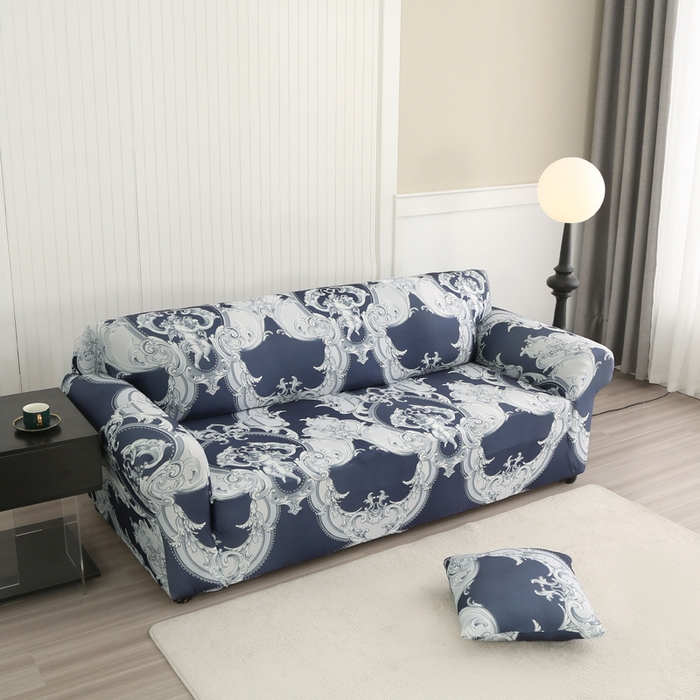 91家纺网 家纺一手货源 找家纺 兴妮雅家纺 2024新款沙发套-三人 罗马风情