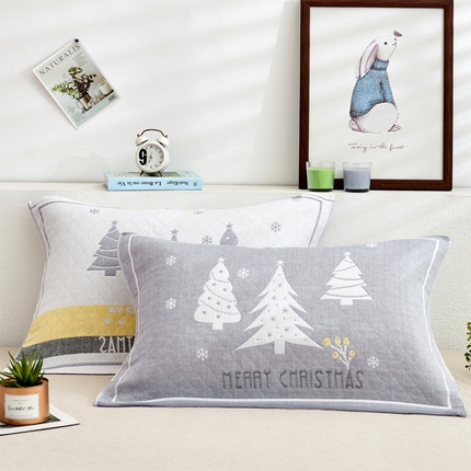 91家纺网 家纺一手货源 找家纺 （总）朴尔家纺 2024新款混纺三层纱布枕巾