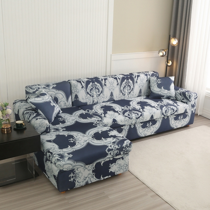 91家纺网 家纺一手货源 找家纺 兴妮雅家纺 2024新款沙发套-贵妃 罗马风情