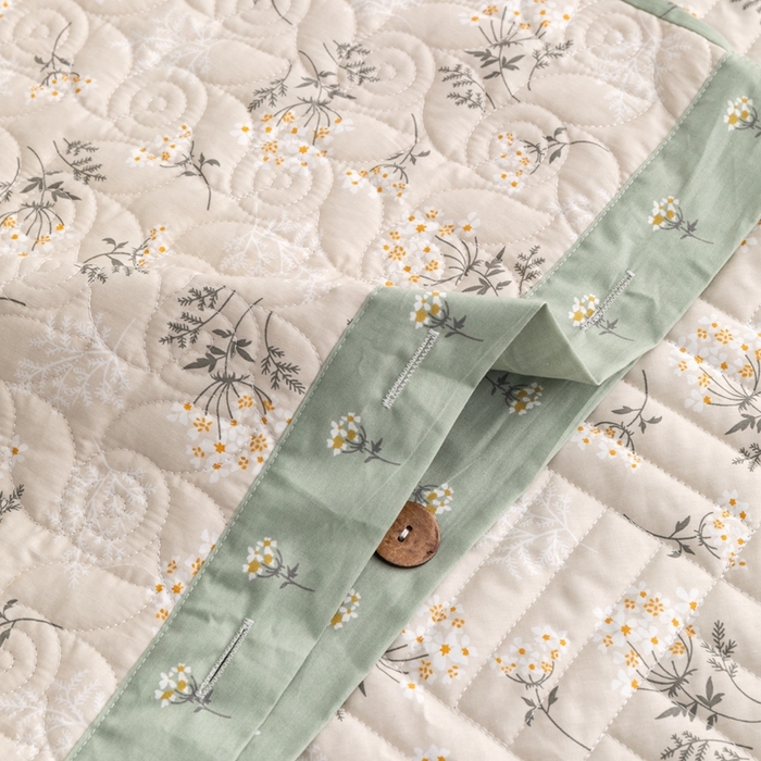 91家纺网 家纺一手货源 找家纺 优乐家纺 2025新款纯棉床盖三件套/单件 妃子笑