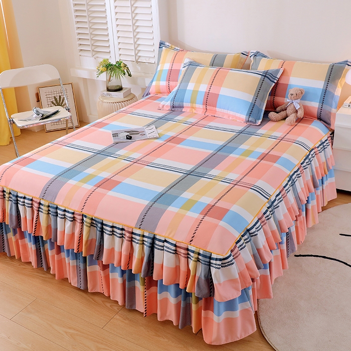 91家纺网 家纺一手货源 找家纺 （总）艾橙 2025新款140克植物羊绒双边单床裙