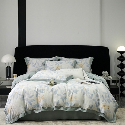 91家纺网 家纺一手货源 找家纺 （总）时亿家居 2024新款兰精天丝四件套