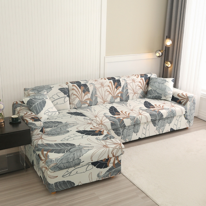 91家纺网 家纺一手货源 找家纺 兴妮雅家纺 2024新款沙发套-贵妃 浪漫花语