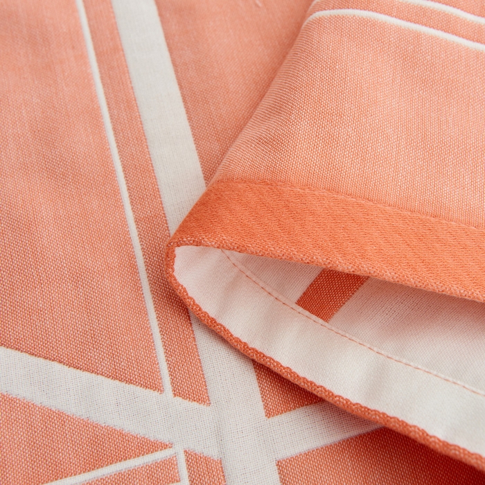 91家纺网 家纺一手货源 找家纺 朴尔2024新款六层纱布全棉循环小花型枕巾50*80cm一对 简约粉