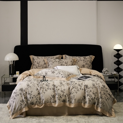 91家纺网 家纺一手货源 找家纺 （总）时亿家居 2024新款兰精天丝四件套