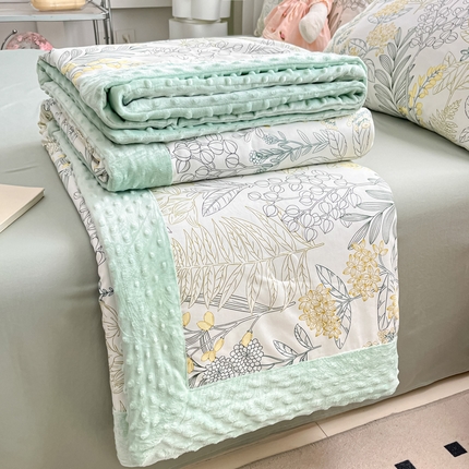 一加一 2025新款全棉豆豆被 豆豆被-一束温柔