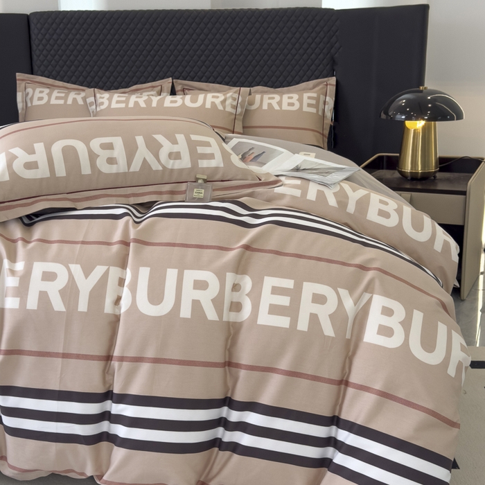 91家纺网 家纺一手货源 找家纺 棉生活 2024新款全棉铂金棉小资系列四件套-巴伯瑞