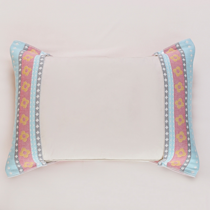 91家纺网 家纺一手货源 找家纺 （总）朴尔 2024年防滑半包按扣固定式全棉四层纱布枕巾