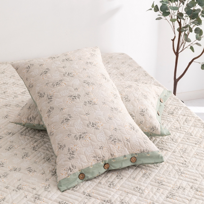 91家纺网 家纺一手货源 找家纺 优乐家纺 2025新款纯棉床盖三件套/单件 妃子笑