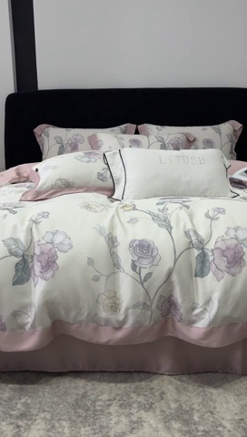 91家纺网 家纺一手货源 找家纺 （总）时亿家居 2024新款兰精天丝四件套