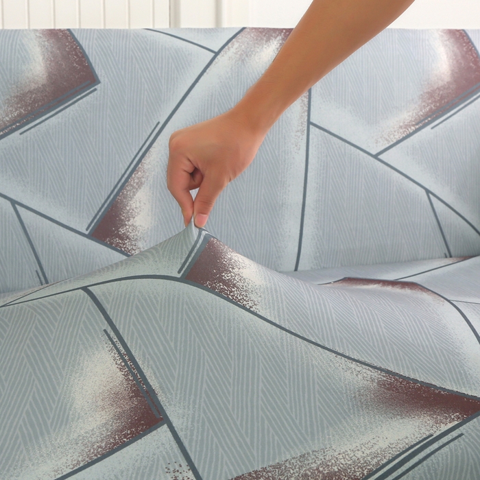 91家纺网 家纺一手货源 找家纺 兴妮雅家纺 2024新款沙发套-贵妃 格韵