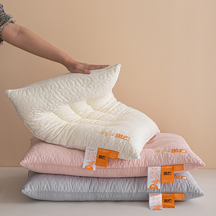 91家纺网 家纺一手货源 找家纺 （总）雅诗帛 2024新款趣豆定型枕枕头枕芯 48*74cm/只