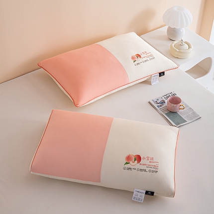 91家纺网 家纺一手货源 找家纺 雅诗帛 2025新款牛奶蜜桃枕枕头枕芯 牛奶蜜桃枕 立体