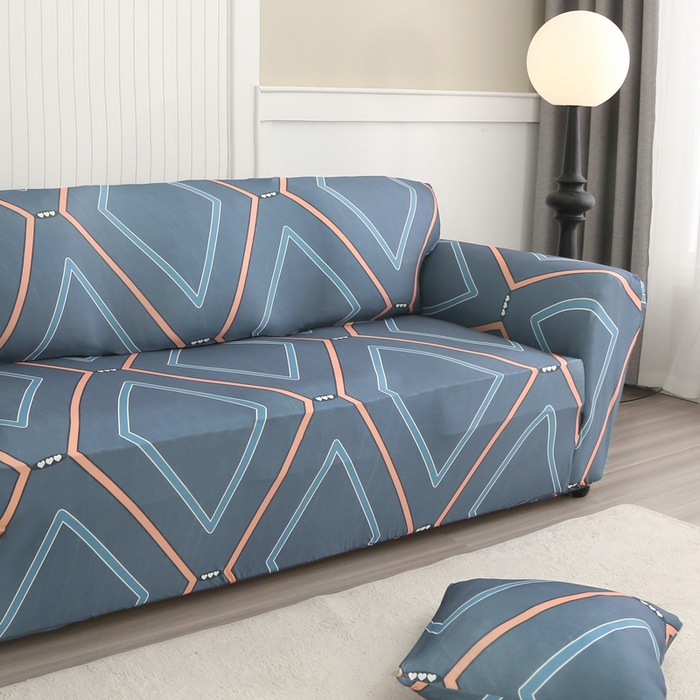 91家纺网 家纺一手货源 找家纺 兴妮雅家纺 2024新款沙发套-三人 绿意庄园