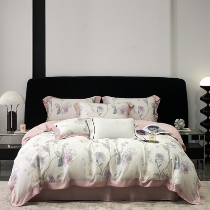 91家纺网 家纺一手货源 找家纺 （总）时亿家居 2024新款兰精天丝四件套