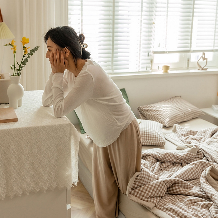 91家纺网 家纺一手货源 找家纺 20%大豆纤维 A类水洗棉夏被四件套夏凉空调被北欧良品-米小格