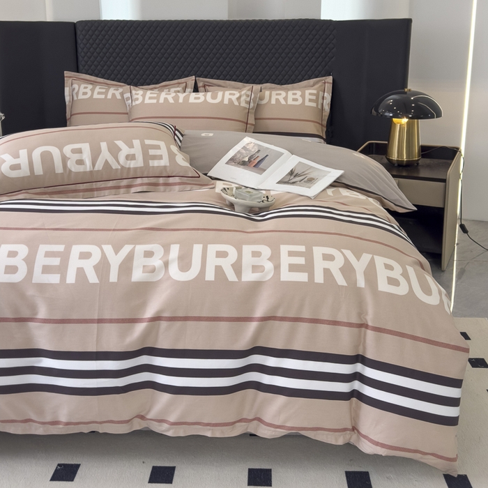 91家纺网 家纺一手货源 找家纺 棉生活 2024新款全棉铂金棉小资系列四件套-巴伯瑞