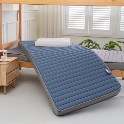 91家纺网 家纺一手货源 找家纺 东宇床垫 2024新款立体乳胶记忆棉学生床垫-牛奶 牛奶-灰蓝