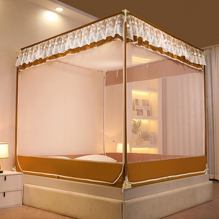 91家纺网 家纺一手货源 找家纺 （总）博诺蚊帐 2024新款全底坐床蚊帐-凤舞系列